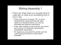 Writing Assembly Intro - Architecture 1001 x86-64 Assembly