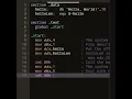Hello world In Assembly