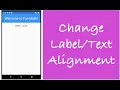 Step 3 Text Alignment in Xamarin Forms Mobile App Development