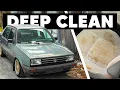 Cleaning a 30 Year Old VW Jetta - Exterior \u0026 Interior Detailing
