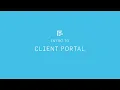 Using the Client Portal