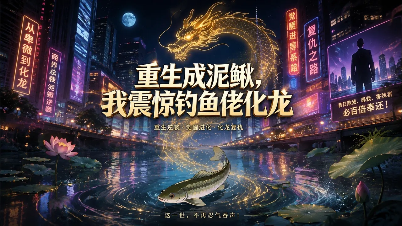 ENG SUB 🔥【全網首發】《重生成泥鳅,我震惊钓鱼佬化龙》商界总裁重生泥鳅,逆天进化真龙复仇!#热血#漫剧#爽文#爽剧#赛博剧场 poster