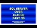 Over clause in SQL Server - Part 30