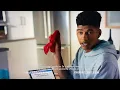 Funny Progressive Commercial Dad screams and catches spider kid throws challenge flag