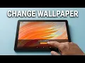 How to change wallpaper for Amazon Fire Tablet