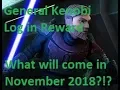 SWGOH Nov 2018 Event Calendar Login Character and More