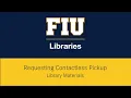 Contactless Pickup for Library Materials