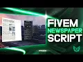 FiveM Advanced Newspaper Full In-Game Journalism System QBCore QBX ESX