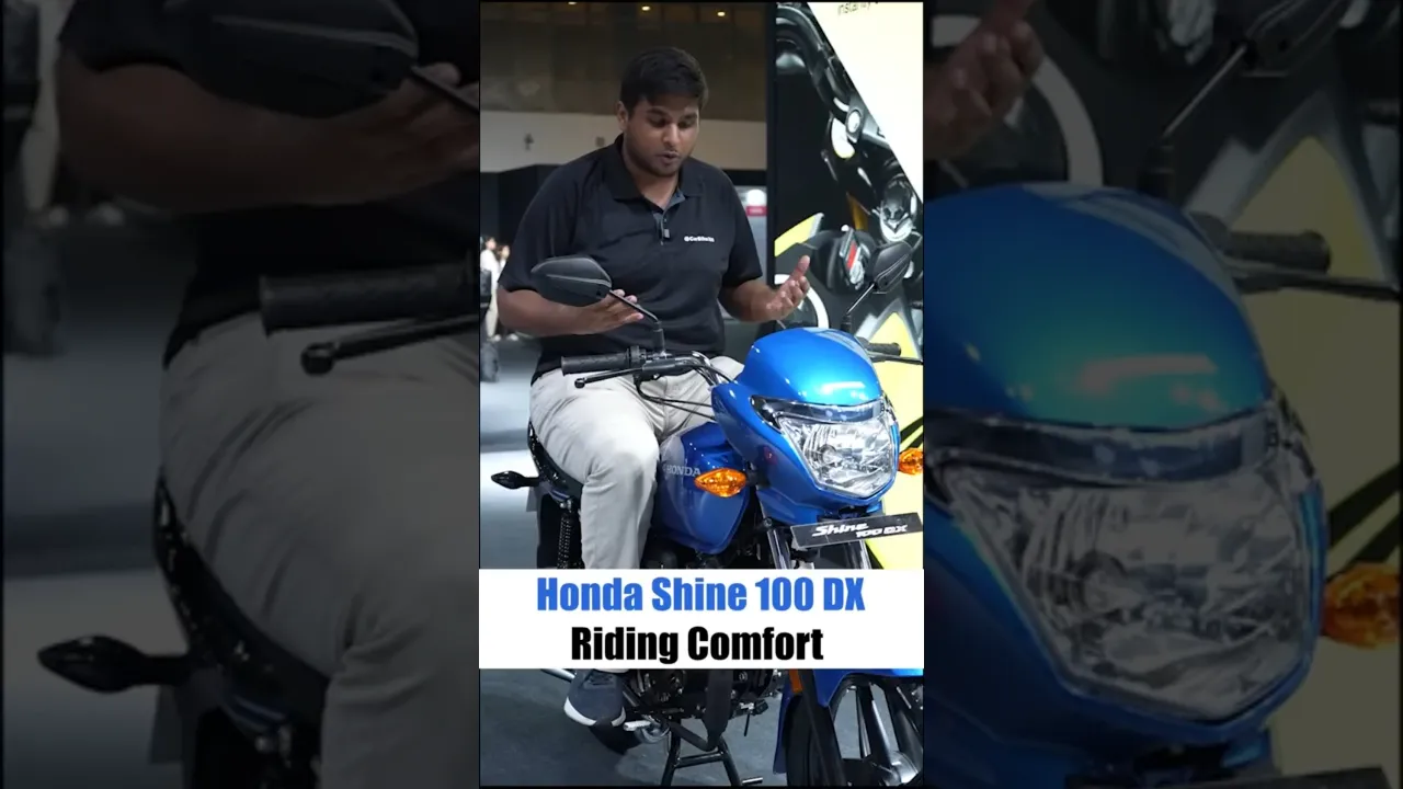 Honda Shine 100 DX Ergonomics Review | Comfortable & Lightweight Commuter Bike for All Riders...