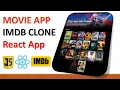 Movies App IMDB Clone React App ReactJs Project 2022