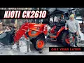 Kioti CK2610 Purchase - One Year Later