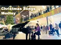 All I Want For Christmas Is You \u0026 Last Christmas | Public Piano at Shopping Mall