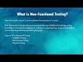 Non Functional Testing Part 21 Software Testing Course