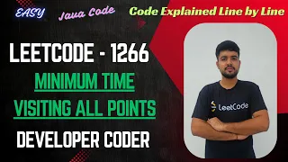 Minimum Time Visiting All Points LeetCode 1266 Java Code Developer Coder
