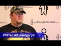 Walmart Interview - Deli Manager