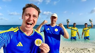 I flew to the SMALLEST country in the WORLD CUP