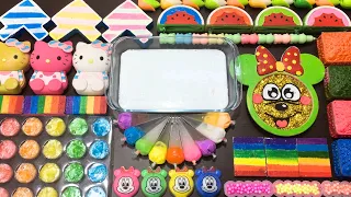 RELAXING MAKEUP VS CLAY PIPING BAGS | ASMR SLIME | Mixing Random Things Into Slime