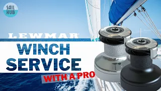 1 Minute WINCH SERVICE?! Lewmar pro shows you how!