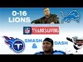 NFL Thanksgiving 0-16 Lions RUN OVER by Smash Dash