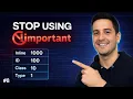 CSS Selectors Specificity Explained No More important Zero-to-Hero HTML CSS 2026
