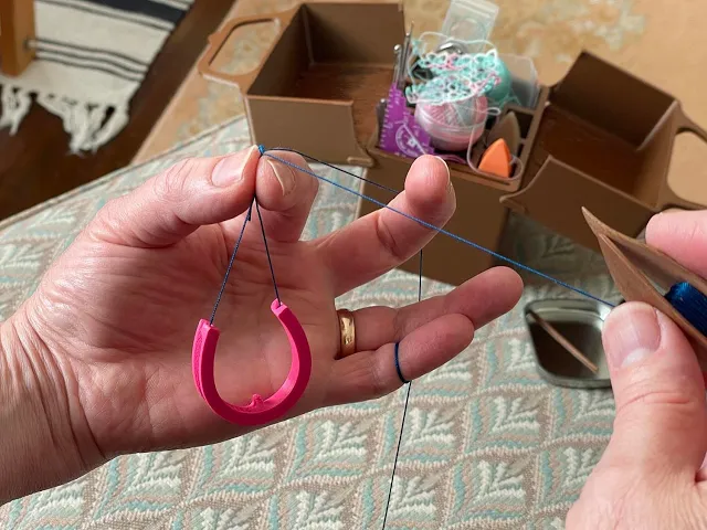 Self-Closing Mock Ring Holder - Tatting Tool video thumbnail
