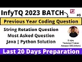 Infytq Previous Year Coding Question String Rotation 2023 BATCH Prep Day-3