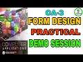 11th Computer Applications Practical Program Exercise 3 Form design using HTML
