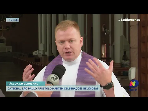 Padre manda mensagem de conforto às famílias atingidas pelo ataque em creche de Blumenau