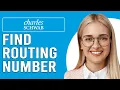 How To Find Routing Number On Charles Schwab App How Do I Find Charless Schwab Routing Number
