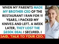 Download Lagu Brother Was Chosen as CEO by Our Parents — I Walked Away, and They Lost an $850K Contract Without Me