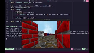 Raycasting in C Multi-texture Maps