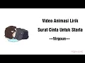 Download Lagu Lirik Surat cinta Untuk Starla - Virgoun || Versi Animasi