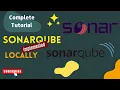 What is SonarQube How to implement SonarQube locally Code Coverage HINDI