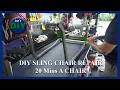 Replacement Sling Covers in less than 20 min a chair Jon s DIY