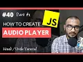How to create Player in Javascript Hindi and Urdu Tutorial