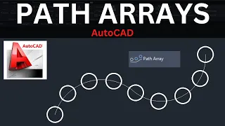 Creating Path Arrays Basic Tutorial - AutoCAD