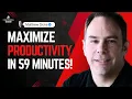 17 Years of PRODUCTIVITY Tips in 59 Minutes 4K Matthew Dicks CP 07