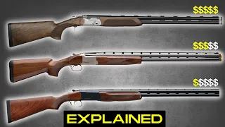 The DIFFERENCES Between Price And Quality Over Under Shotguns EXPLAINED