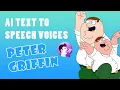 Peter Griffin AI Voice By Text to Speech My TOP 1 Character voice