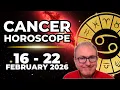 Cancer Horoscope Feb 16 - 22 2026 Emotional Growth New Awareness