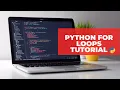 Python For Loops Explained Python for Beginners MLittleProgramming