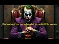 Download Lagu they laughed at your pain and scars but you handled it like a gansta-Joker Speech (Powerful)
