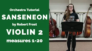 Download Sanseneon (by Robert Frost) | Practice Tutorial m.1-20 | Violin 2 MP3