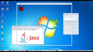 Transparent Java Window with Background