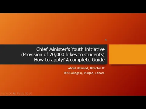 Download MP3 Chief Minister’s Youth Initiative [20,000 Bikes to Students] How to Apply? A Complete Guide.