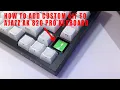 How To Make Your Keyboard Display Custom GIFs in 2 Minutes Ajazz ak820 pro