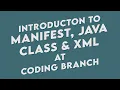 Android Studio Basics Understanding Activity Java XML Manifest File
