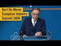 Lagu Bart De Wever European Industry Summit 2026