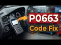 How To Fix P0663 Code - Intake Manifold Tuning Valve Control Circuit Diagnosis