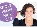 Short Wavy Hair Cut